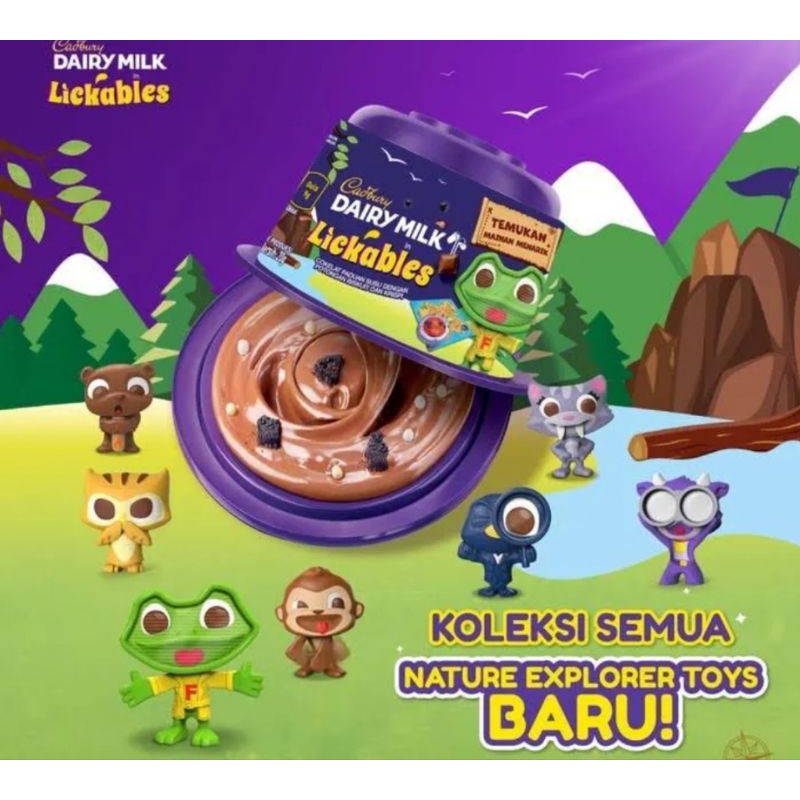 

Dairy Milk Lickables 20gr (Coklat dan Mainan)