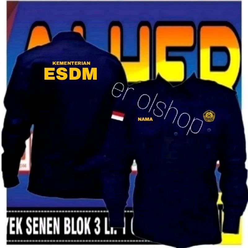 kemeja ESDM baju ESDM seragam ESDM pakaian dinas ESDM baju kerja ESDM kemeja kerja ESDM seragam kerj