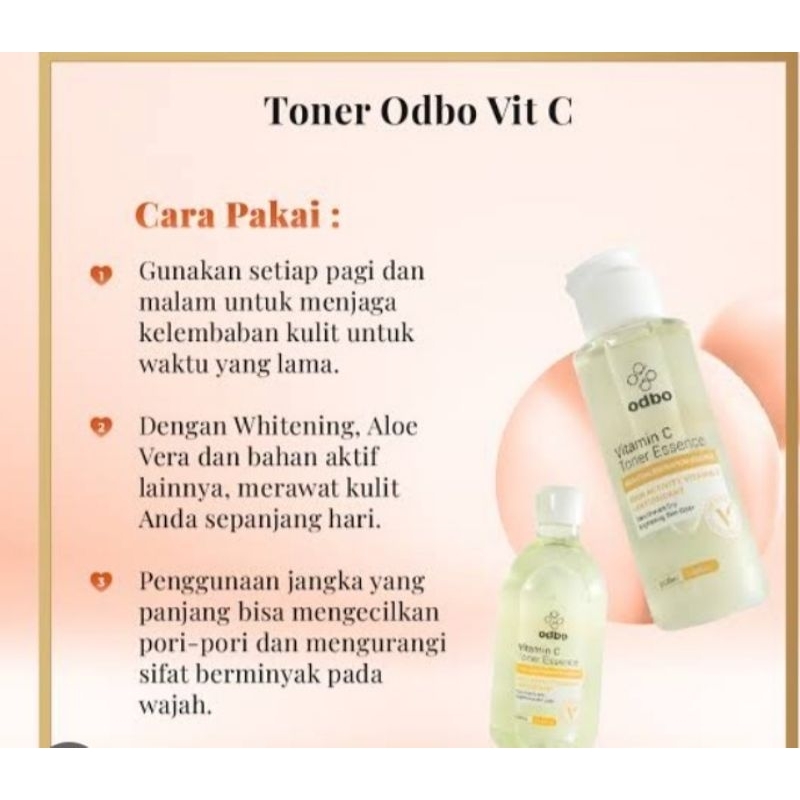 Toner wajah // ODBO toner essence toner 300ml