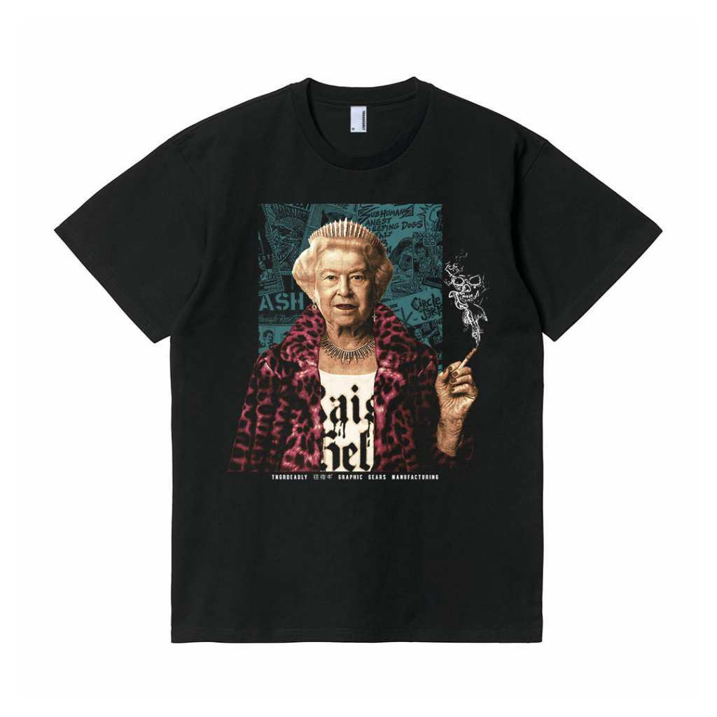 Tngr - T-Shirt Catton - Unisex - Code "Queen" - 100% Original