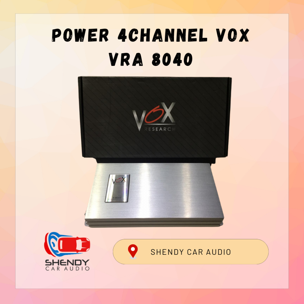 Power Amplifier 4 Channel VOX V8040 Power 4 CH VOX V 8040 Original