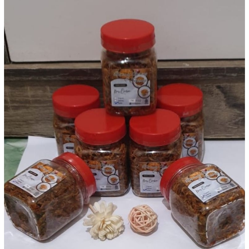 

Siwang, Bawang Goreng Terasi Botol Plastik 200ML Asli Cirebon