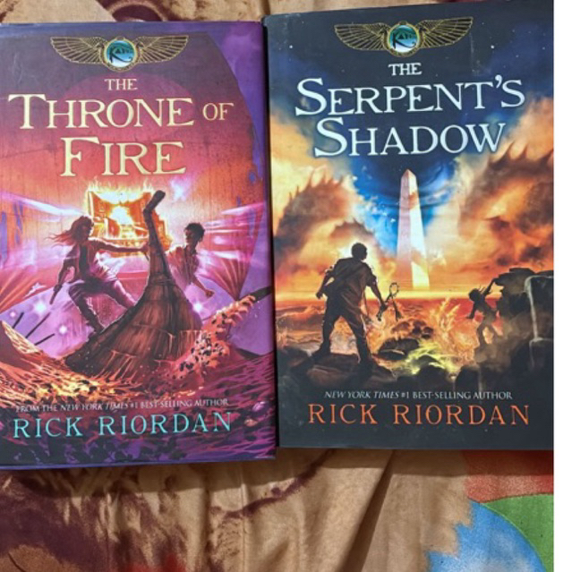 THE THRONE OF FIRE / THE SERPENT SHADOW BY RICK RIORDAN