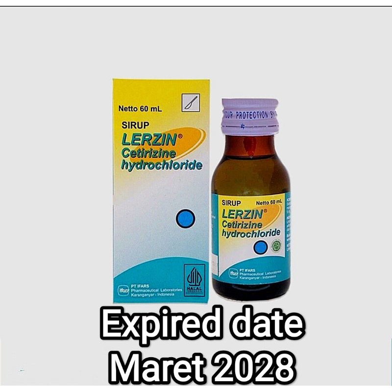 Lerzin Syrup 60ml ifars Lerzin Sirup 60 Ml OBAT GATAL