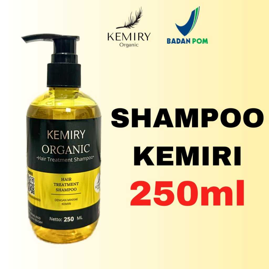 ontimestoree - Shampoo Kemiri Bakar Penumbuh Rambut Rontok Shampo Anak Anti Ketombe Hair Treatment