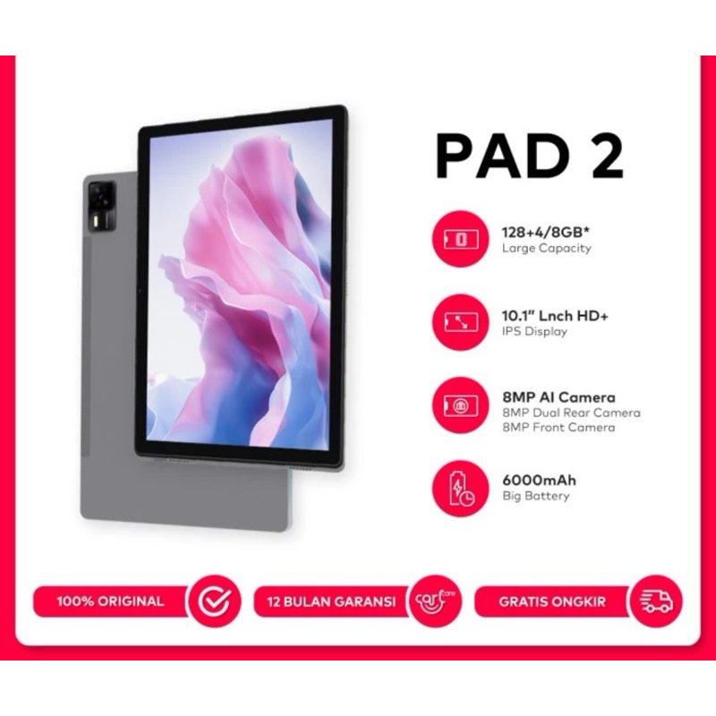 ITEL PAD 2 RAM 4/128GB GARANSI RESMI ITEL INDONESIA