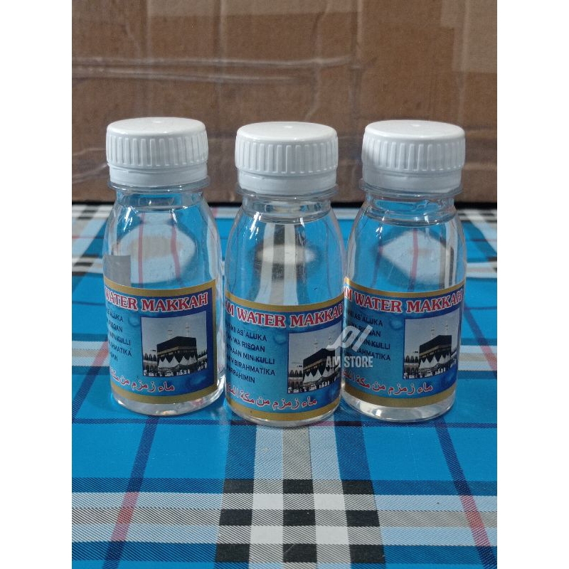 

Asli Air Zam zam 80ml dalam Botol Cocok Untuk Oleh-oleh Haji & Umroh