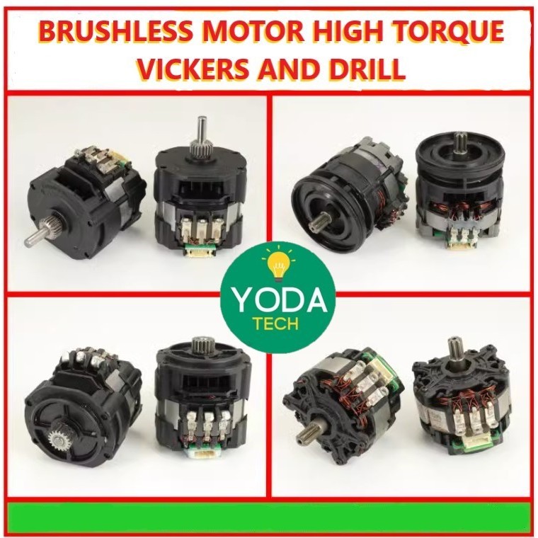 Dinamo High Speed Brushless Motor High Torque Vickers & Drill (8464)
