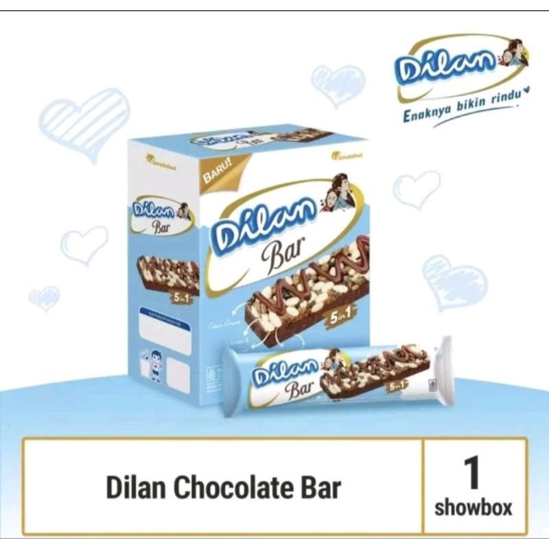 

dilan bar chocolate - 1 box isi 12 pcs/snack dilan by garudafood