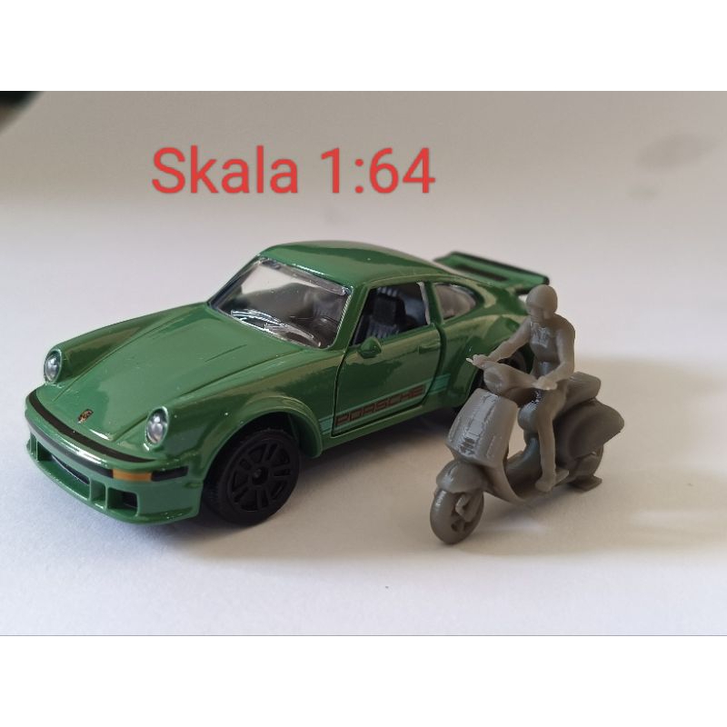 Figure Pengendara Motor skala 1:64 dan skala 1:87