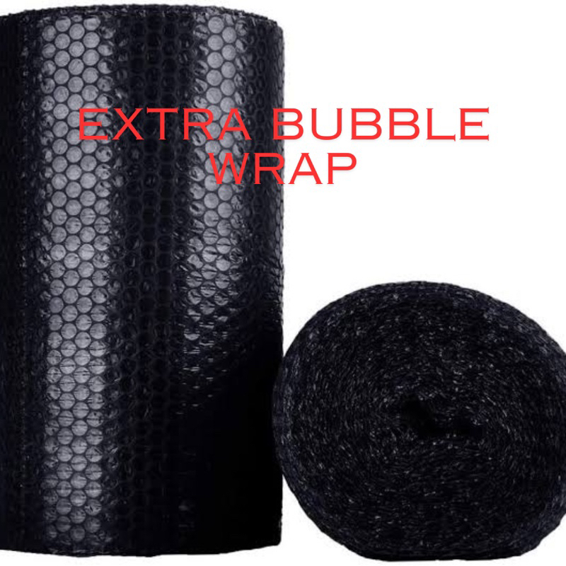 

Kemasan Bubble Wrap Warna Hitam Untuk Packing Pesanan