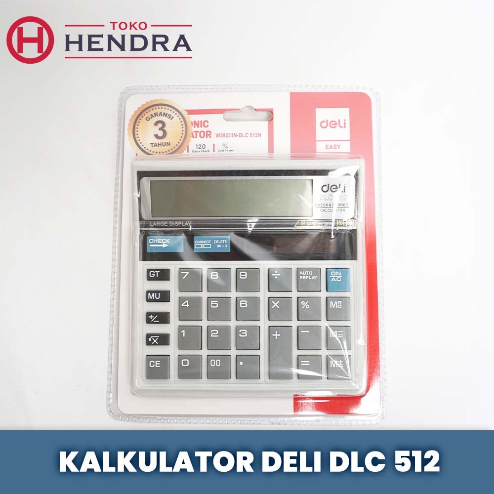 

Deli Kalkulator W39231N-DLC 512N 12 Digit