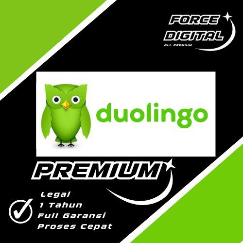 DuoLingo | DuoLingo Premium 1 Tahun Bergaransi Proses Cepat