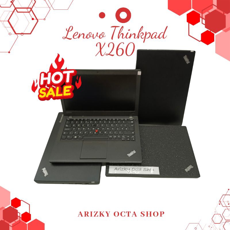 Laptop Lenovo Thinkpad X260 Intel Core i7 Gen 6 Ram 8GB SSD 256GB webcam Bonus Mouse & Kalender
