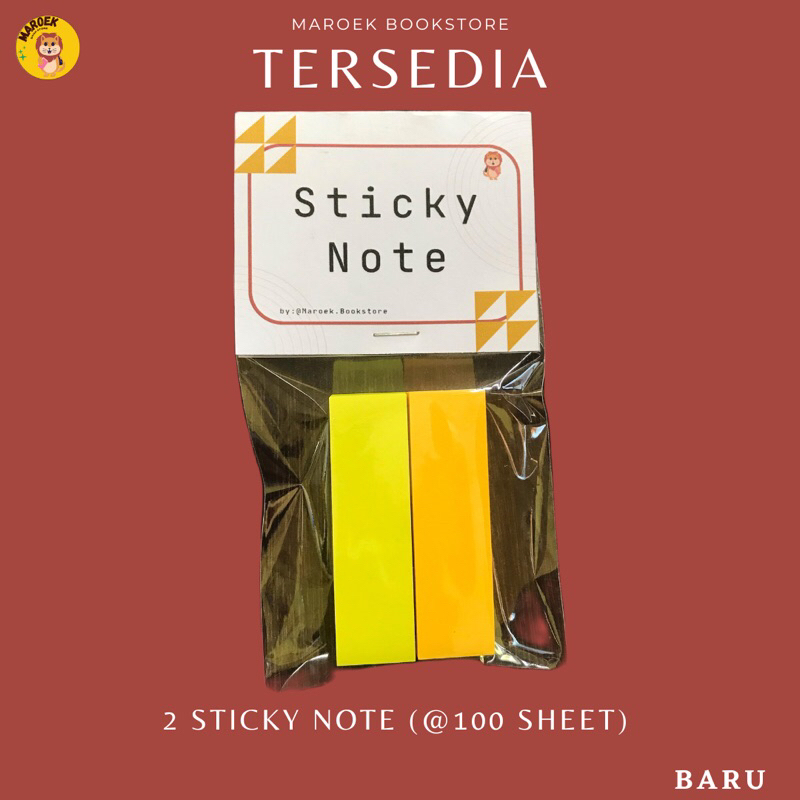 

Sticky Note Pembatas Buku Warna Warni