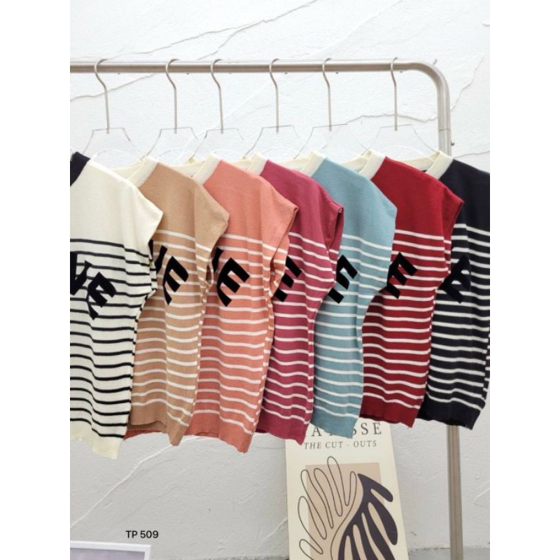 ATASAN LOVE // ATASAN RAJUT PREMIUM // ATASAN GARIS  // TOP IMPORT PREMIUM // ATASAN BKK PREMIUM // 