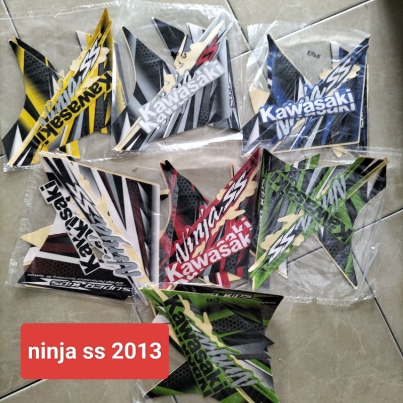 Stiker Motor Ninja ss 2013 | Striping Motor Ninja ss 2013 | Polet Motor Ninja ss