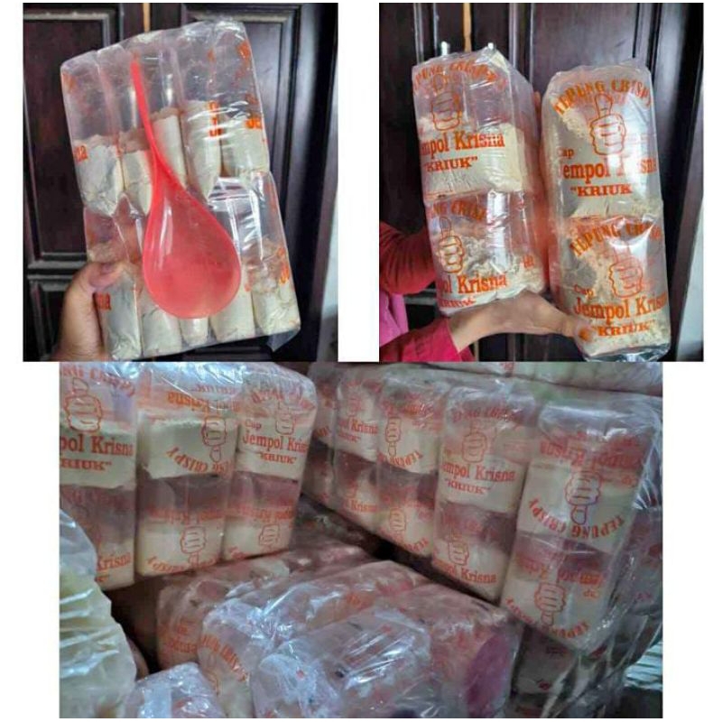 

Tepung krispi isi 10 pack gratis centong