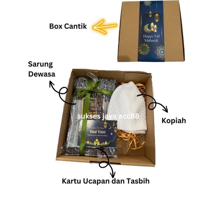 

Promosi Menarik READY STOK Hampers lebaran hampers sarung pria idul fitri 224 Parcel Idul fitri