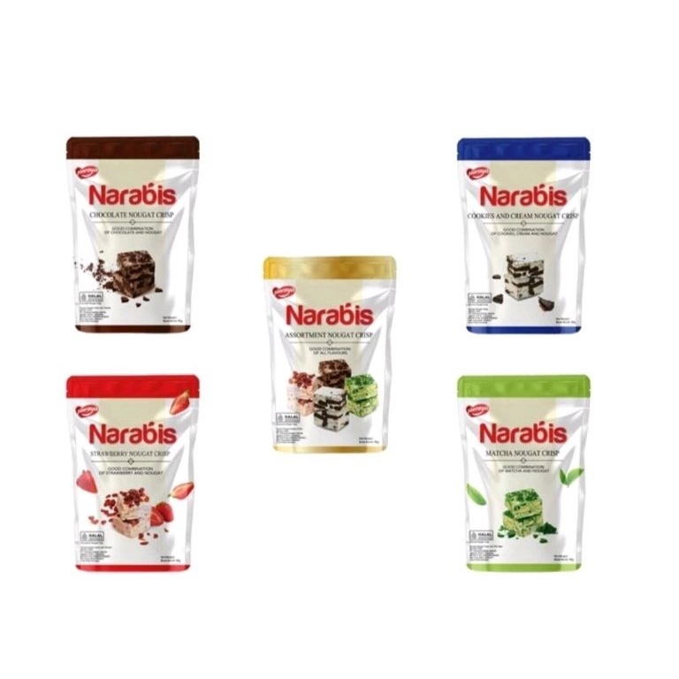 

Promo Sekarang NARAYA Narabis Nougat 9g Assorment Nougat crispy INTER