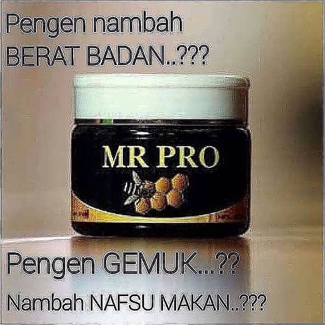 Mr. Pro HWI suplemen herbal madu kombinasi propolis dan royal jelly dari PT HWI (Health Wealth Inter