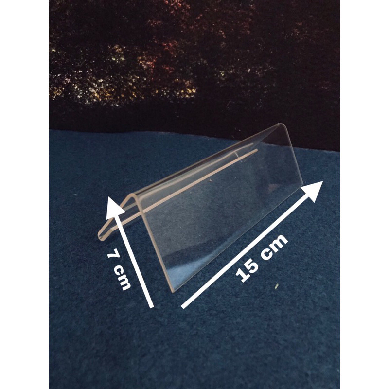 

papan nama meja akrilik 7cm x 15cm