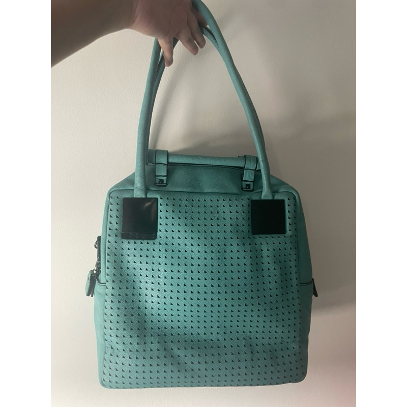 GOOD SANG A SHOULDER AND SLING BAG Biru telur asin - PL good condition