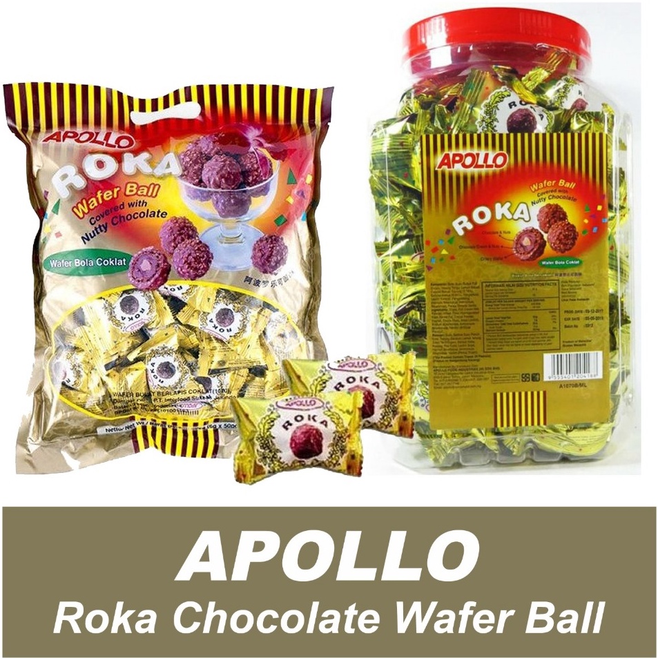 

Pesan sekarang Roka Apollo Wafer Ball Coklat Exp Maret 225 PROMO HALAL