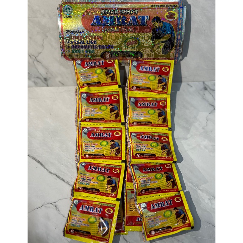 

Dear Amrat kapsul isi 2 sachet