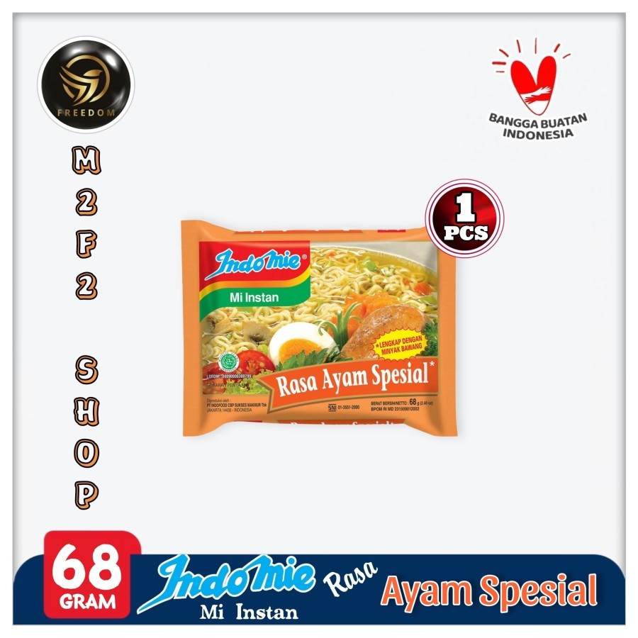 

Indomie Mie Instant Kuah Rasa Ayam Spesial | Bag - 68 gr (Kemasan Satuan)
