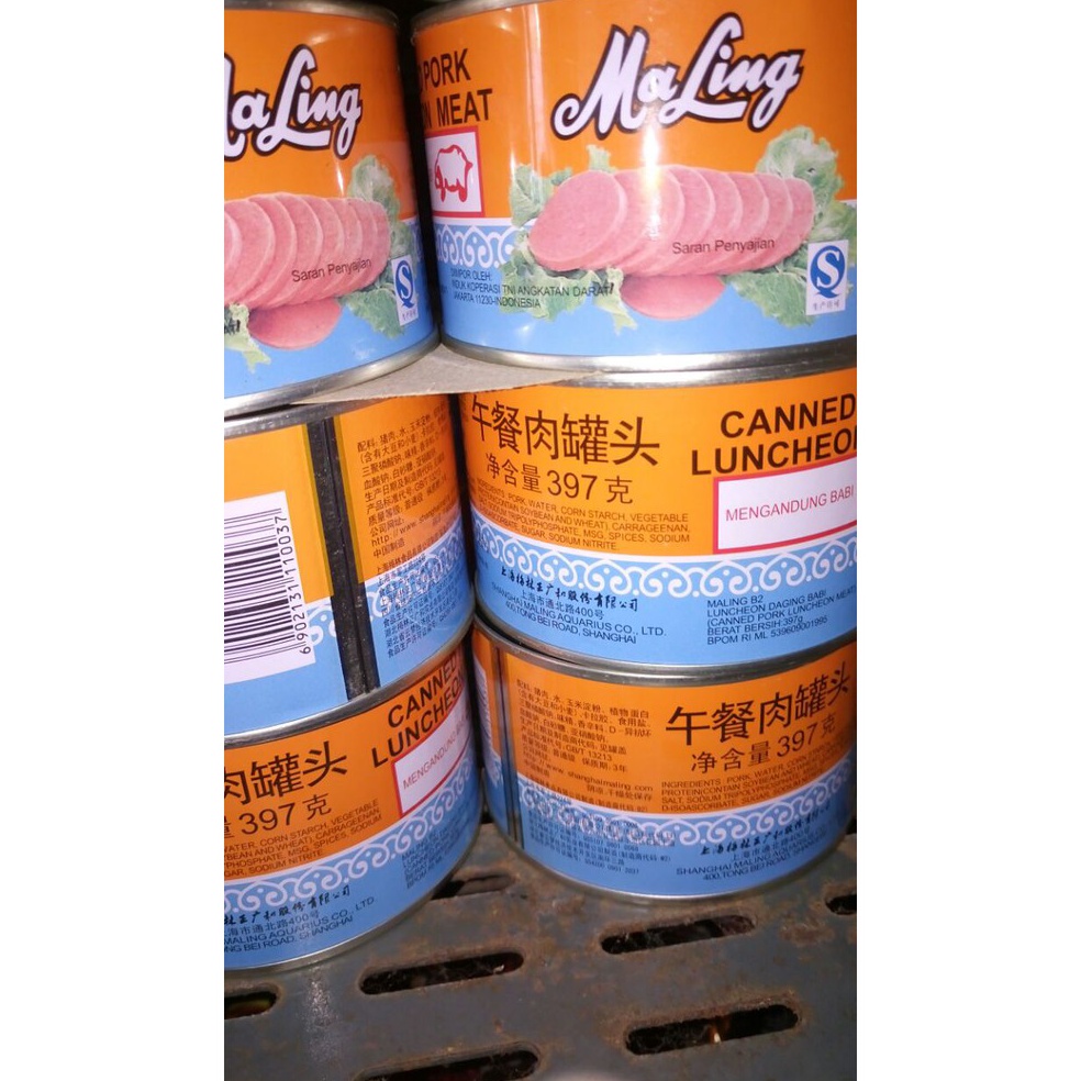 

Harga Oke DAGING MALING TTS CANNED PORK LUNCHEON MEAT 397 GRAM