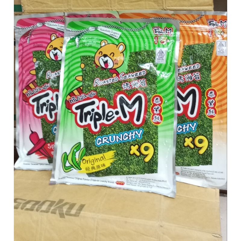 

Triple M/rumput laut makan(instan) all variant
