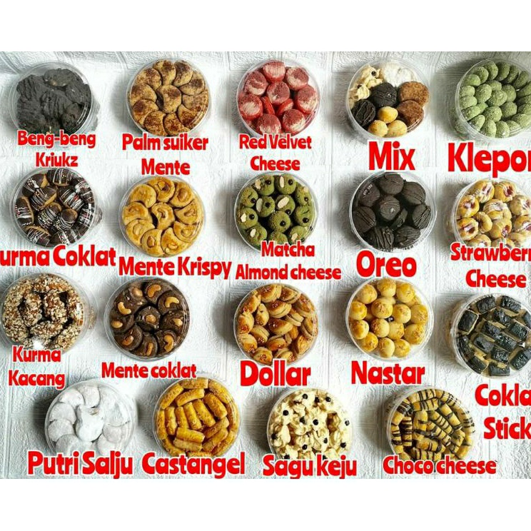 

Promo besar KUE KERING PREMIUM 25 GRAM DAN 35 GRAM