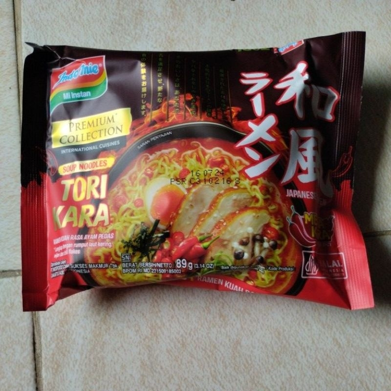 

Mie Instan Indomie Premium Japanese Tori Kara Ramen 89gram
