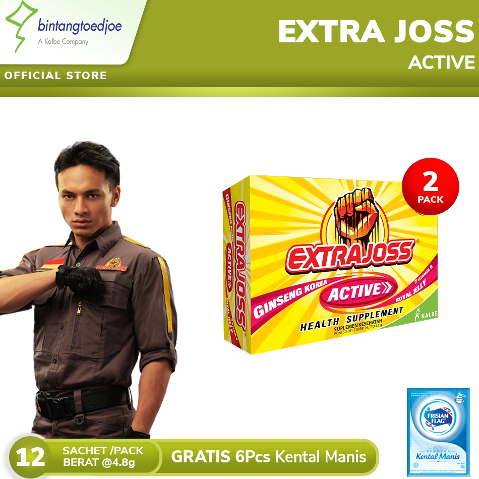 

Cekout sekarang Extra Joss Active B7 2 Pack 24 sachet