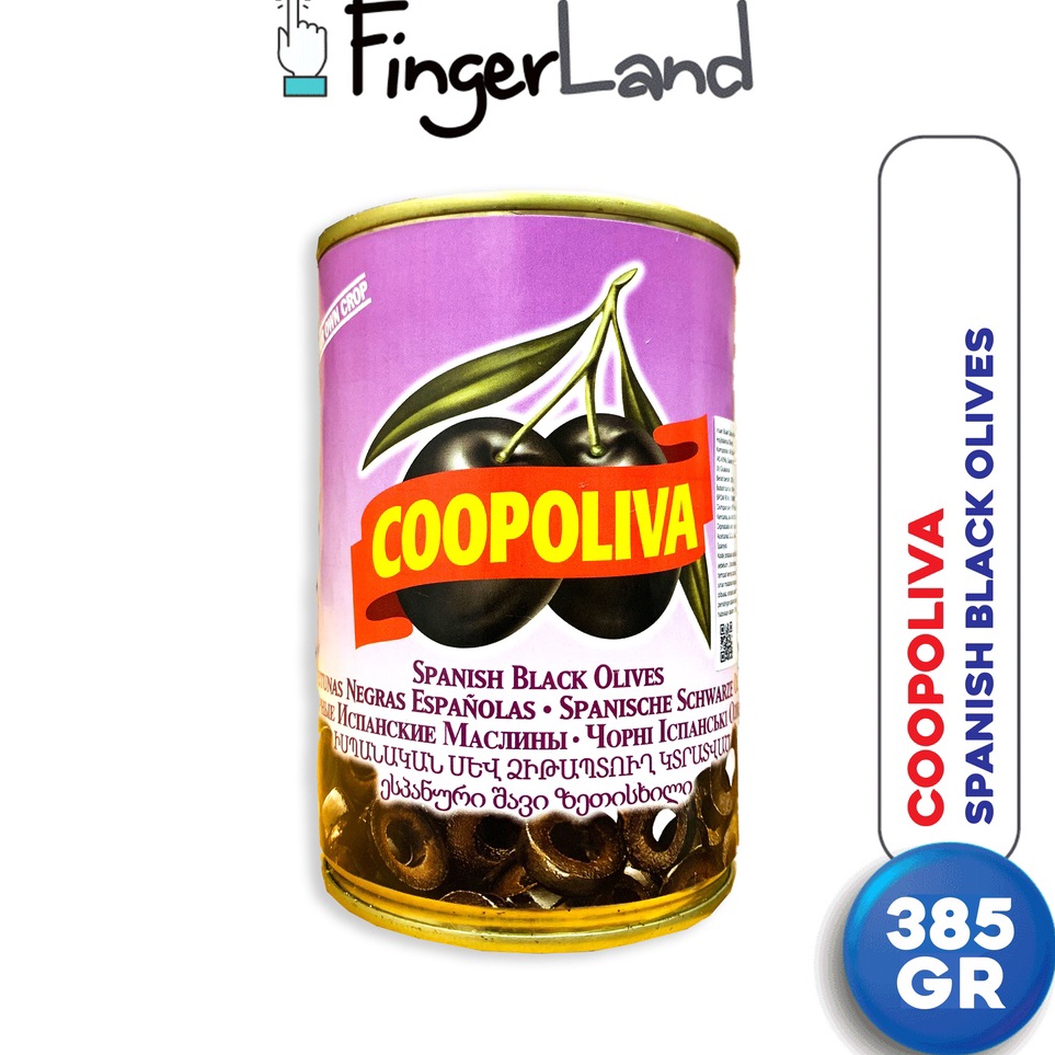 

Big Sale COOPOLIVA Spanish Black Olives S 385 gram Buah Zaitun Kaleng