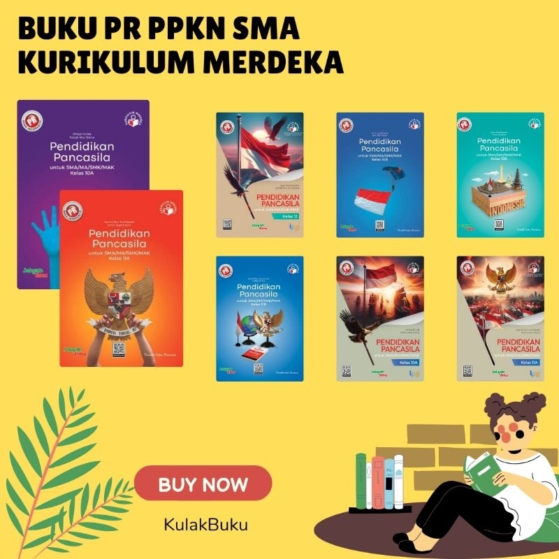 Buku PR PPKN SMA Kelas 10 11 12 Semester 1 & 2 Kurikulum Merdeka Intan Pariwara TH 2024