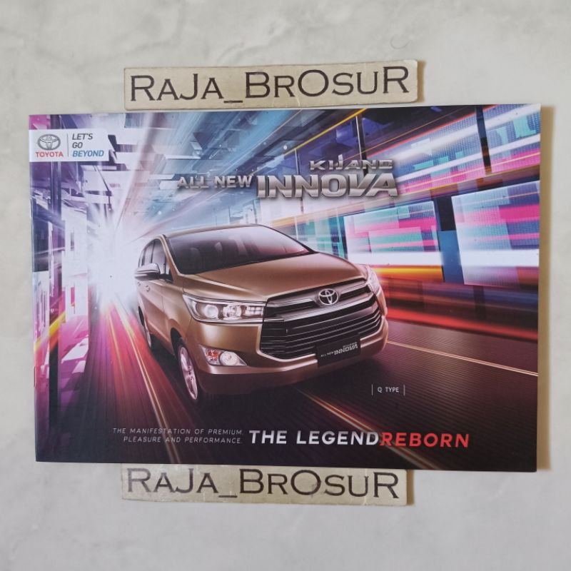 Poster brosur katalog booklet Toyota Kijang Innova 2015