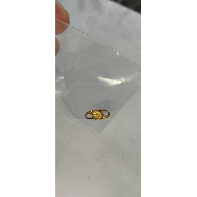 Pengait kalung gelang kadar 375 Emas Asli