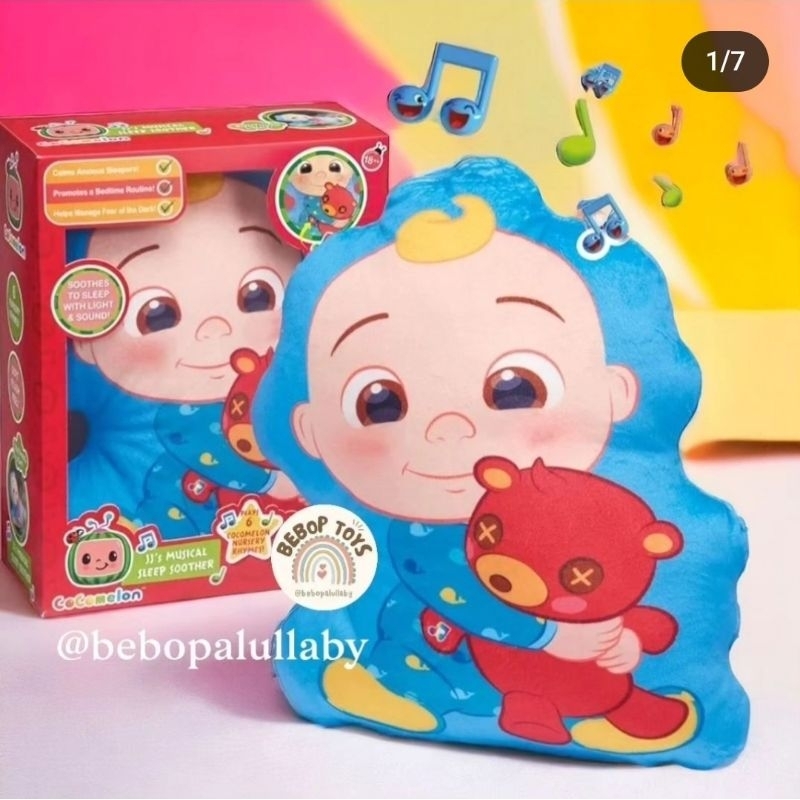 COCOMELON JJ SOOTHER BONEKA BANTAL TIDUR PUZZLE MUSICAL CLEVER BLOCKS PUZEL LAGU JJ COCO MELON ORIGI