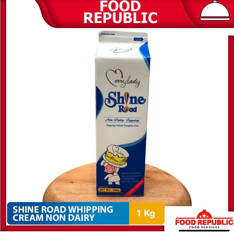 

Banting harga SHINE ROAD NON DAIRY WHIPPING CREAM 1 LTR TOPPING NABATI HALAL