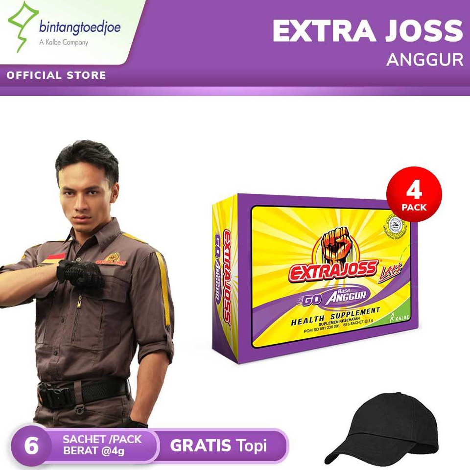 

Paket Hemat Extra Joss Anggur 4 Pack 24 sachet