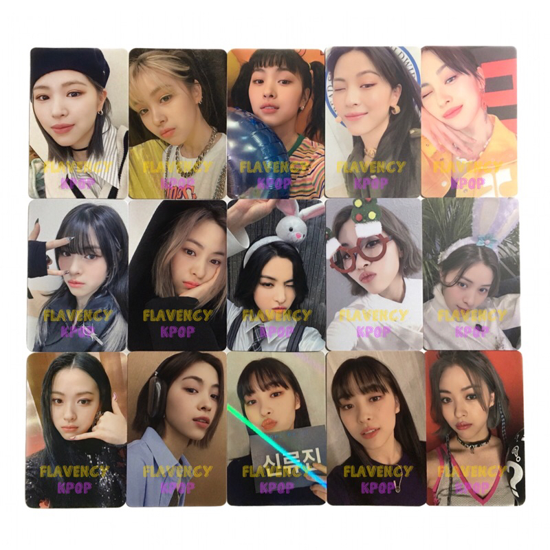 Photocard Ryujin Itzy Crazy in love Cheshire Checkate Fansign Lucky Draw | PO Benefit POB PC Makesta