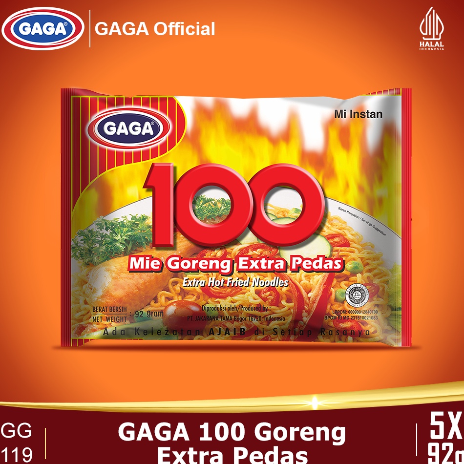 

Laku Keras GAGA 1 Extra Pedas 5pcs GG119