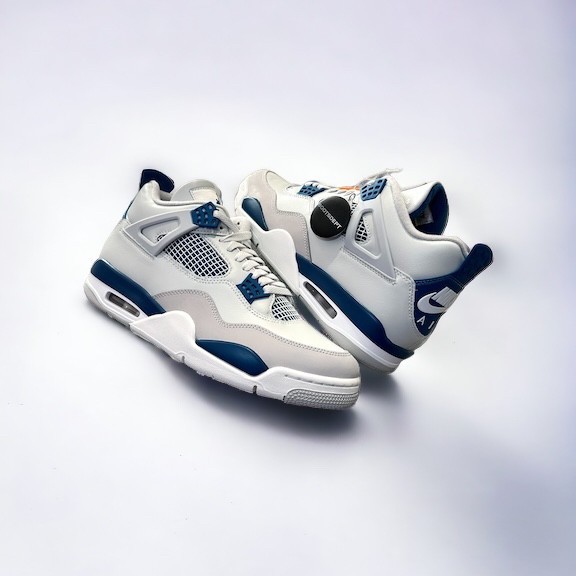 Air Jordan 4 Military Blue 2024 (100% Authentic)