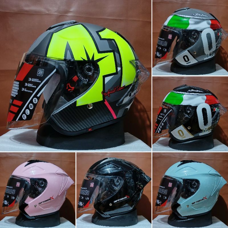 Helm Half face R-six Motif