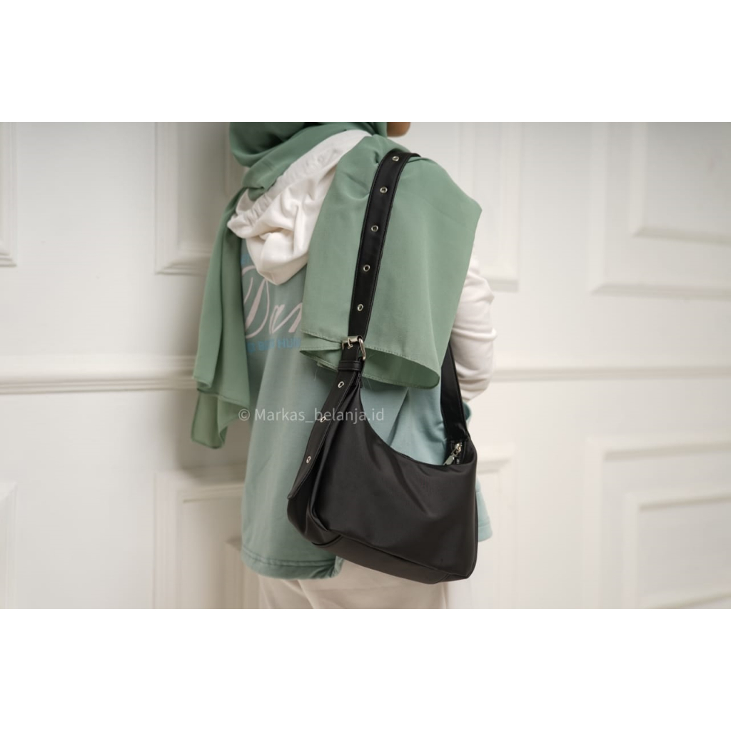 Wanita Underarm Bag Tas Wanita Underarm Bag Nylon Tas Selempang Wanita Tahan Air