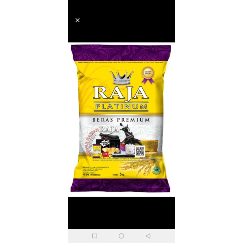 

Raja Platinum Beras Premium 5 Kg