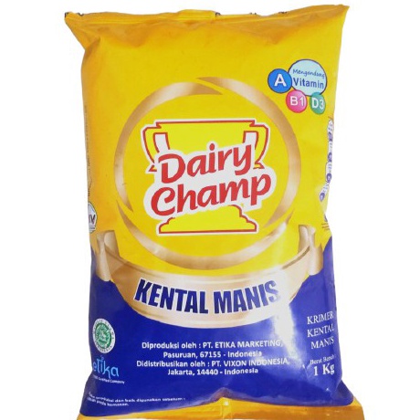 

Diskon Heboh Susu Krimer Kental Manis Dairy Champ 1 kg