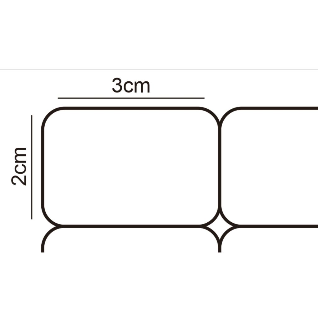 

STICKER LABEL BONTAC ukuran 3x2cm siap print